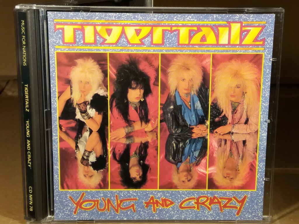TIGERTAILZ Young And Crazy CD 1987 Music For Nations FRANCE