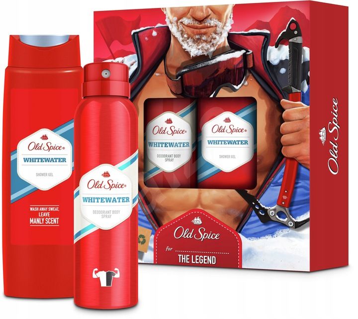 OLD SPICE WHITEWATER DEODORANT & SHOWER GEL