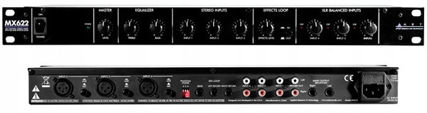 Art MX622 Mikser audio 1U 3-kanałowy