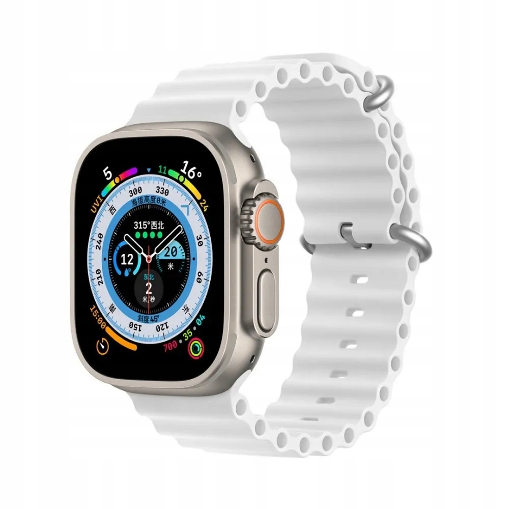 DUX DUCIS Ocean Wave - sportowy pasek silikonowy do Apple Watch 42/44/45mm