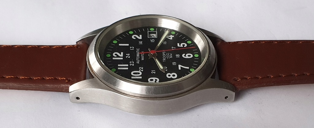 TROOPER AUTOMATIC WATCH MODEL WOJSKOWY OKAZJA 11663728328 oficjalne archiwum Allegro