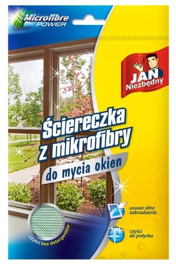 Jan Niezbędny Ściereczka z Mikrofibry do Mycia Okien