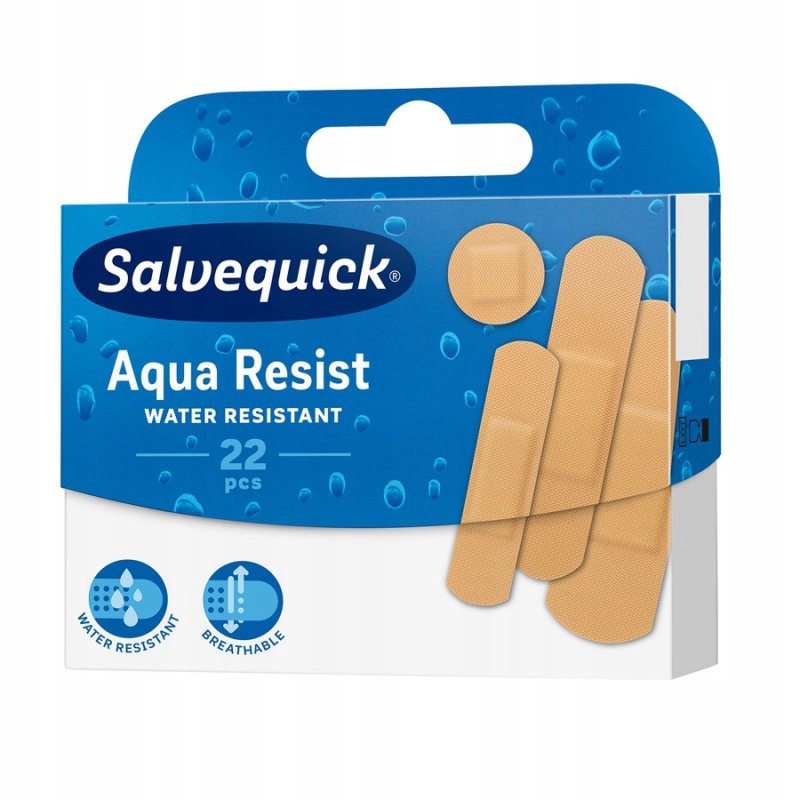 Salvequick Aqua Resist wodoodporne plastry