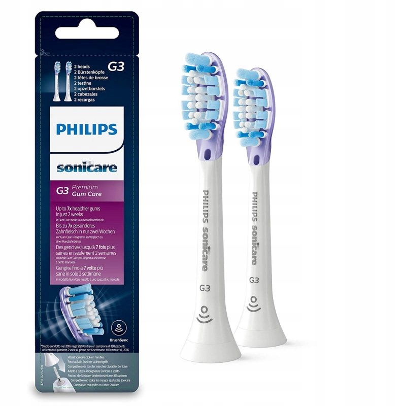 2XKOŃCÓWKA PHILIPS GUM CARE SONICARE HX9052 G3