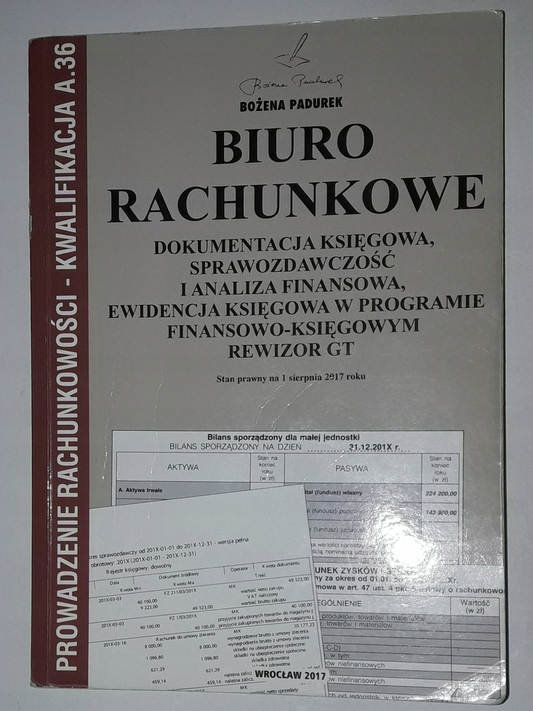 Biuro rachunkowe AU.36 Padurek