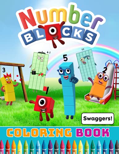 Swaggers! - Numberblocks Coloring B