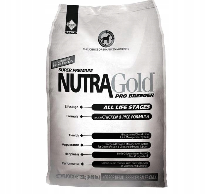 Nutra Gold Breeders Bag 20kg karma sucha dla psa
