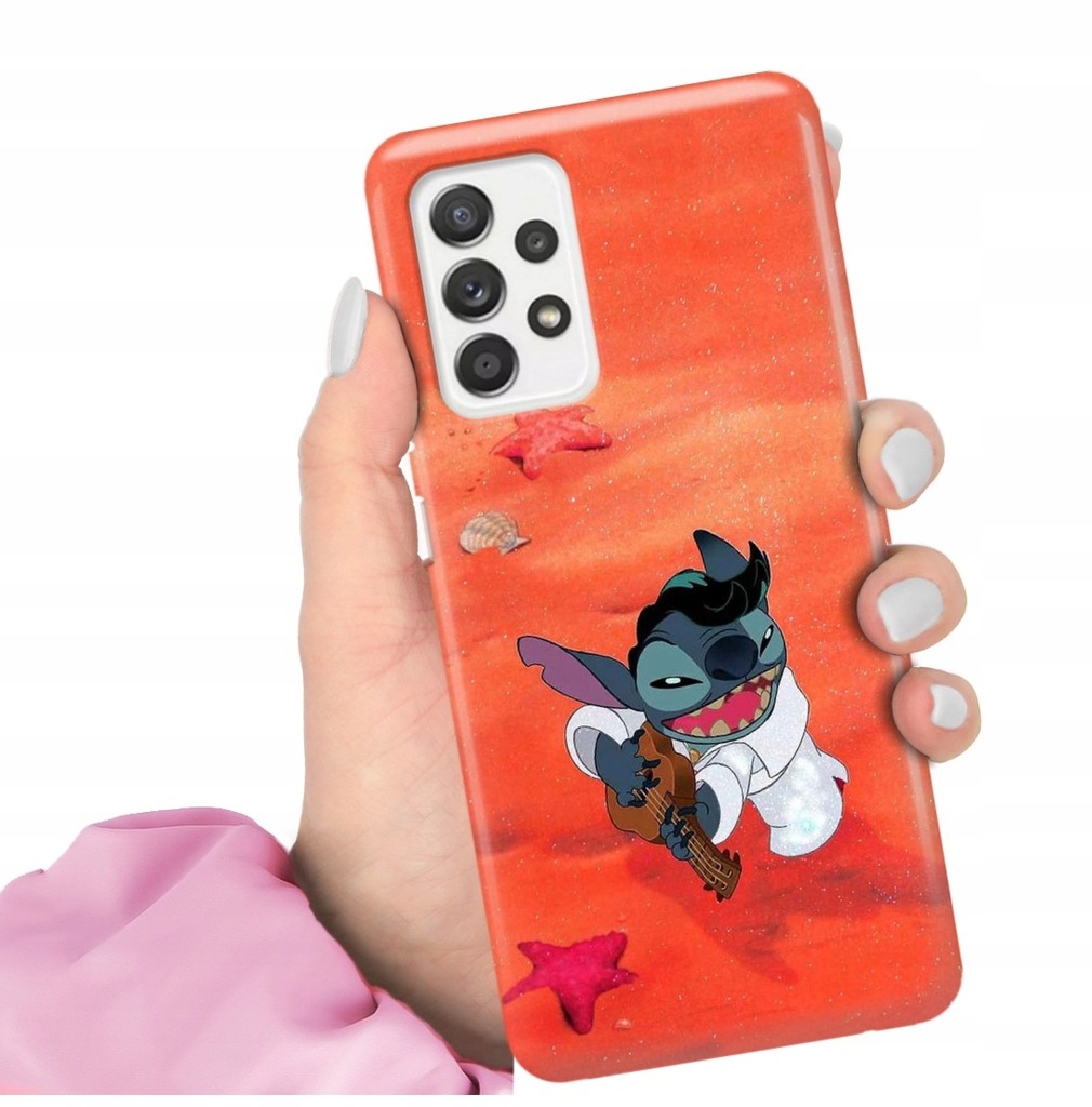 ETUI PREMIUM GRUBE 2MM DO SAMSUNG A52s 5G DZIECIĘCE YOUTH LILO STICH WZORY
