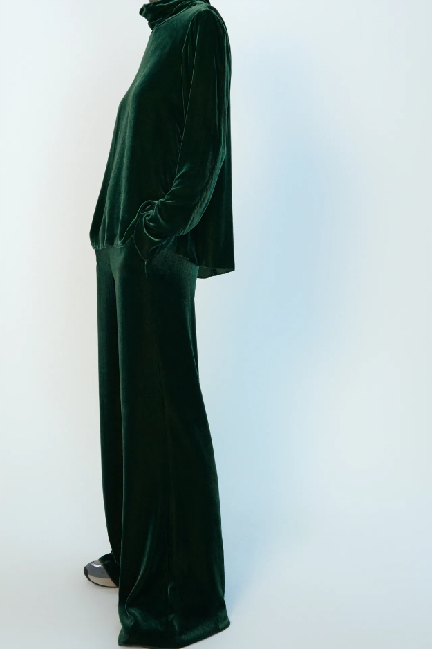 Велюровые штаны Zara