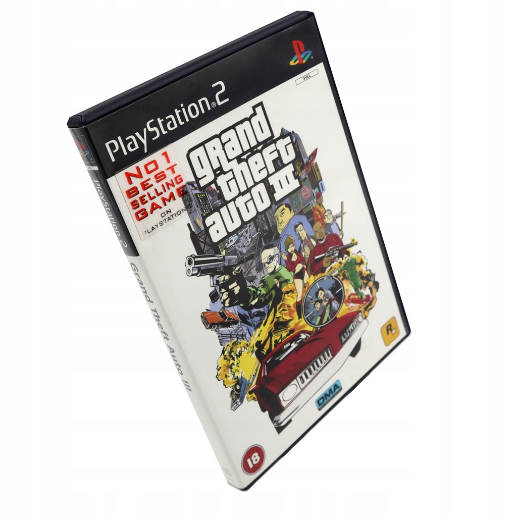 Grand Theft Auto III ( GTA 3 ) + Mapa - PlayStation 2 PS2 #3
