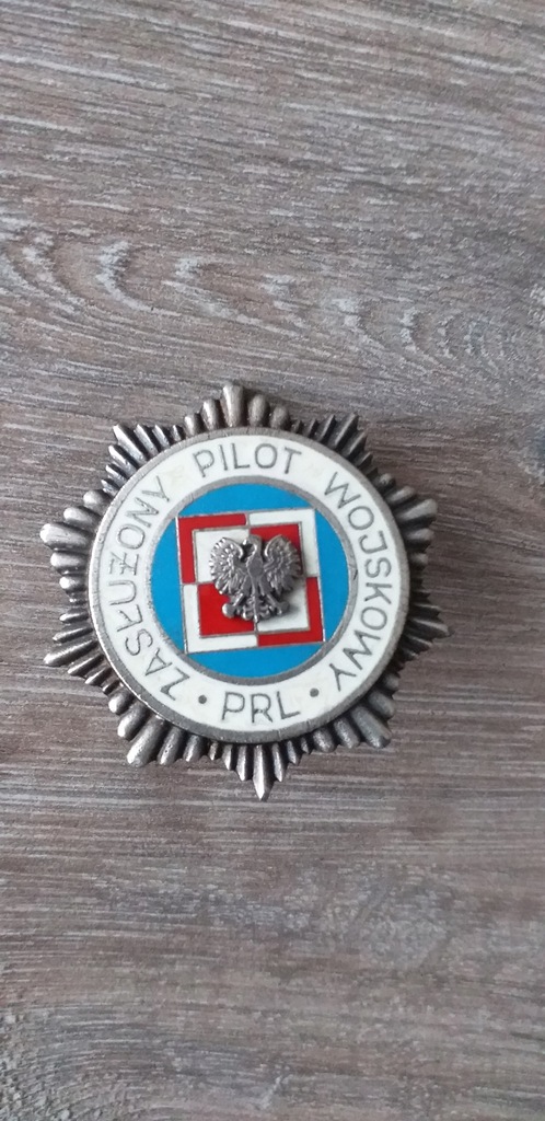 Odznaka Zasluzony Pilot Wojskowy PRL