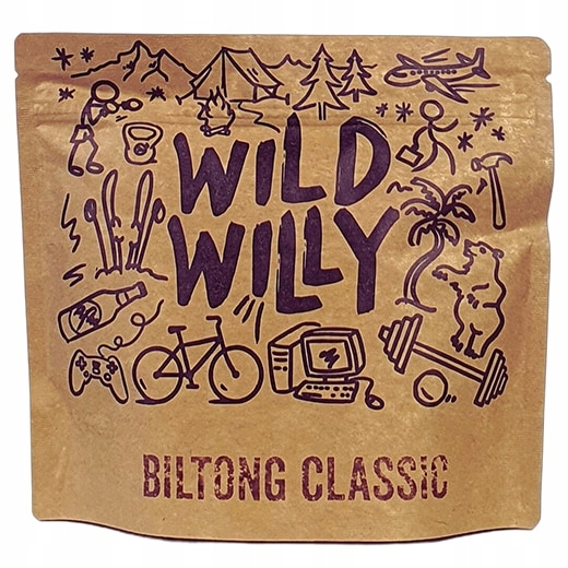 Suszona wołowina Wild Willy Biltong Classic 70 g