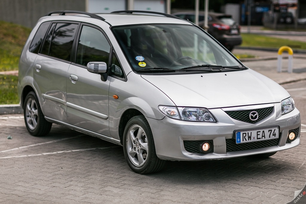 Mazda Premacy 2.0D 2003r Klimatronic Tempomat alus