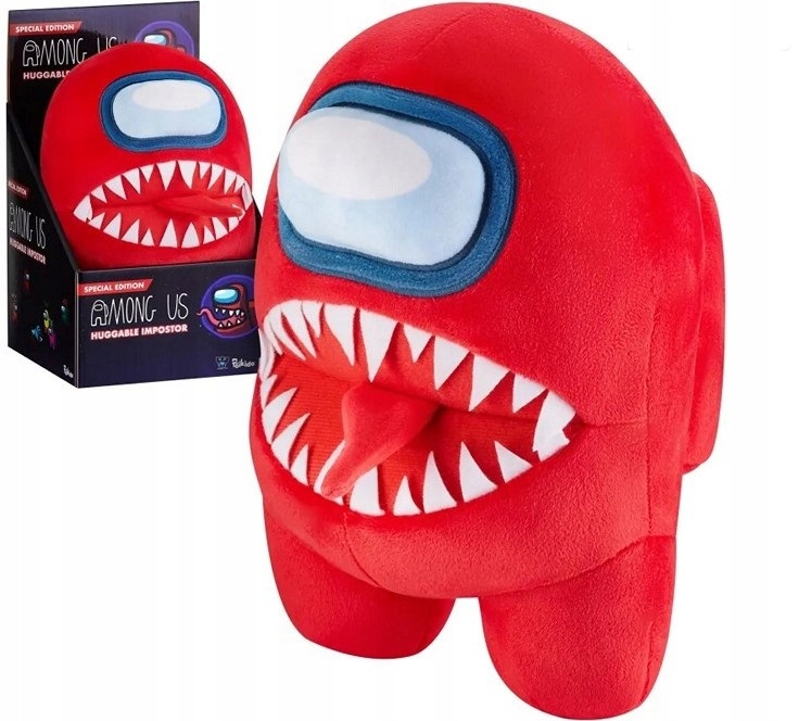 IMPOSTOR AMONG US CZERWONA MASKOTKA 25 CM W PUDEŁKU AMONGI PLUSZAK