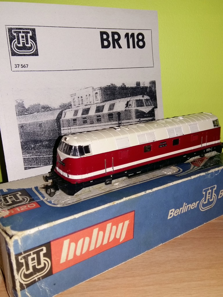 Lokomotywa BR 118 - 13293856534 - oficjalne archiwum Allegro