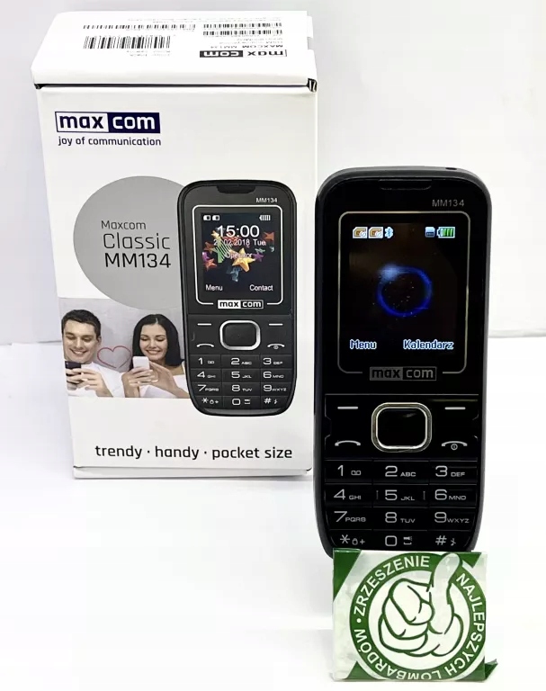 TELEFON MAX COM MM134 ZESTAW
