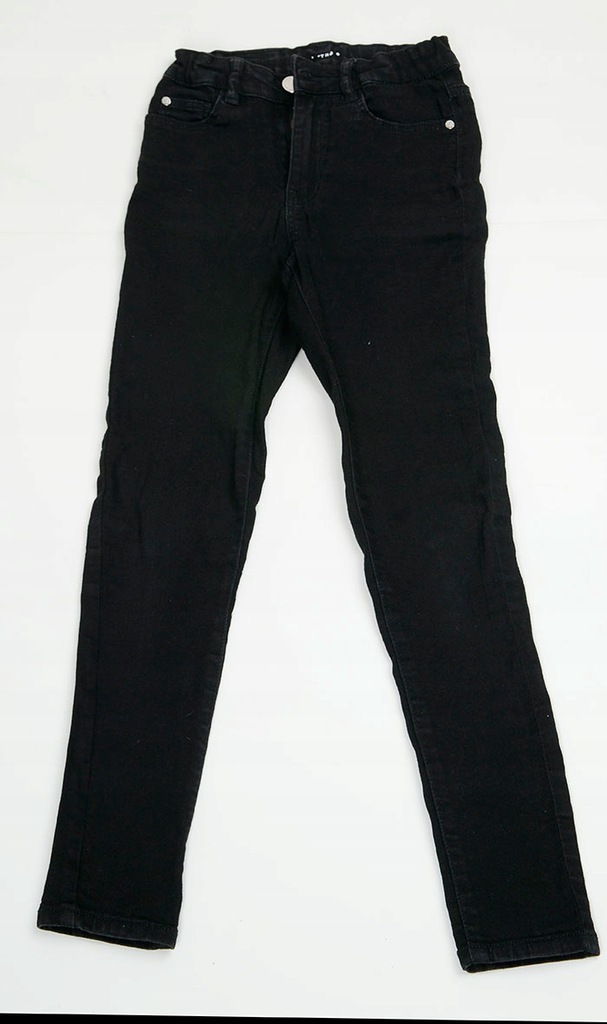 spodnie rurki czarne Cubus 134 cm jeansy