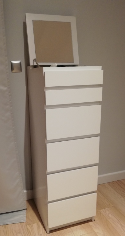 Ikea Malm komoda z lustrem