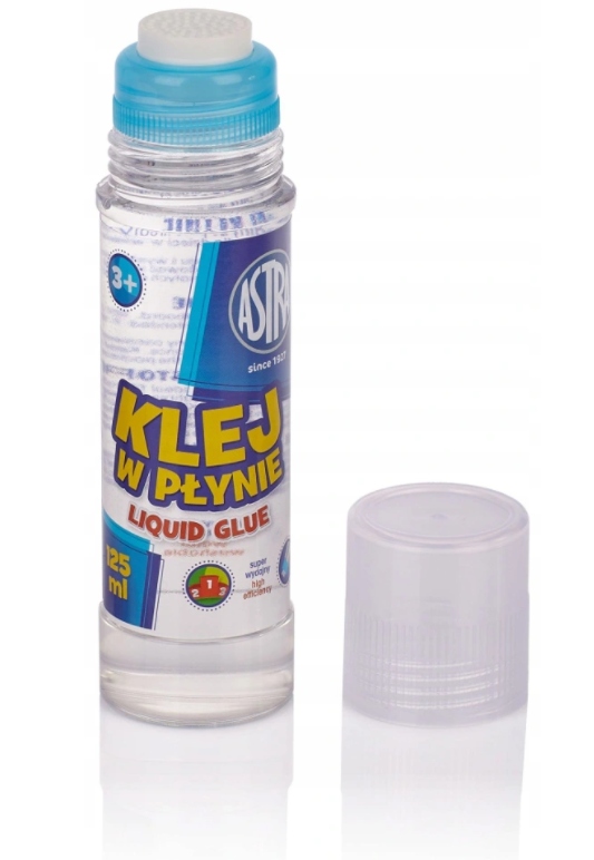 KLEJ W PŁYNIE ASTRA TRANSPARENTNY 125 ml.