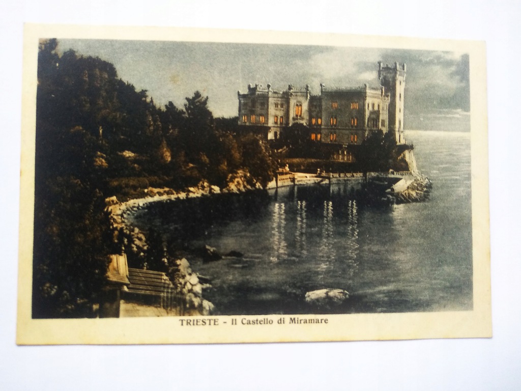 Karta Pocztowa. Triest Castello di Miramare I. S. C. ok. 1925