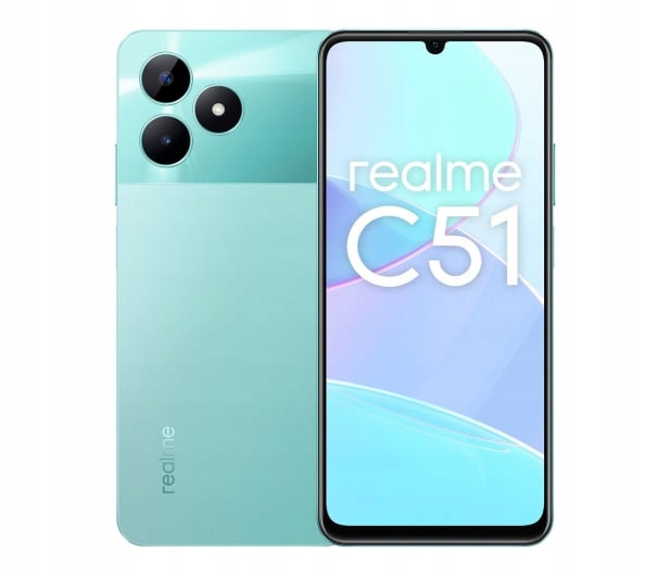 OUTLET realme C51 4/128GB Mint Green NFC 33W 90Hz