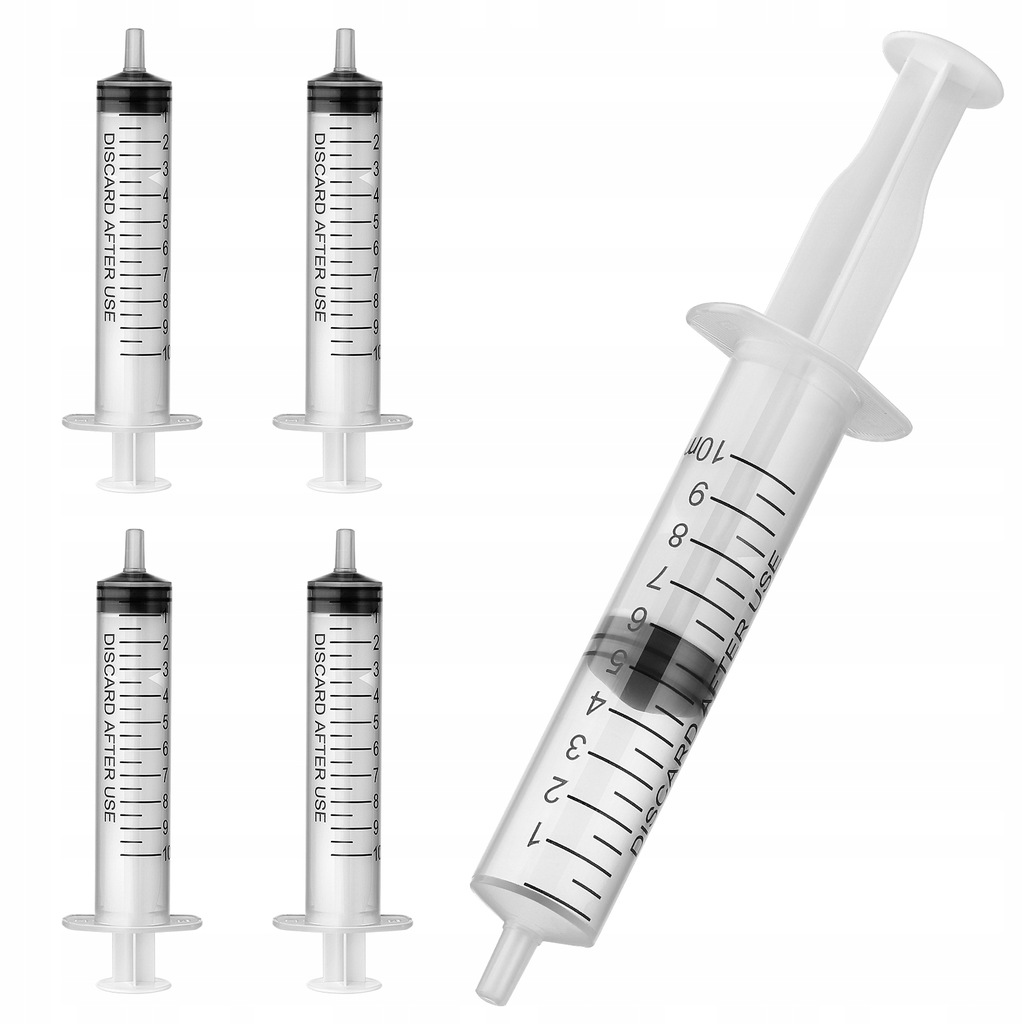 Measuring Syringe Pet Feeding 5 Pcs