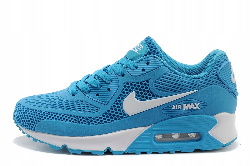 NIKE AIR MAX 90 KPU Niebiesko-biały Trampki 8640172856