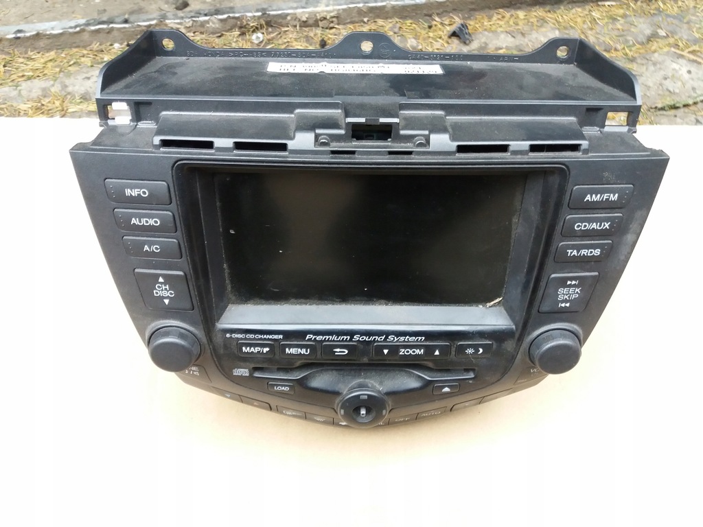 HONDA ACCORD VII RADIO NAWIGACJA ZMIENIARKA CD