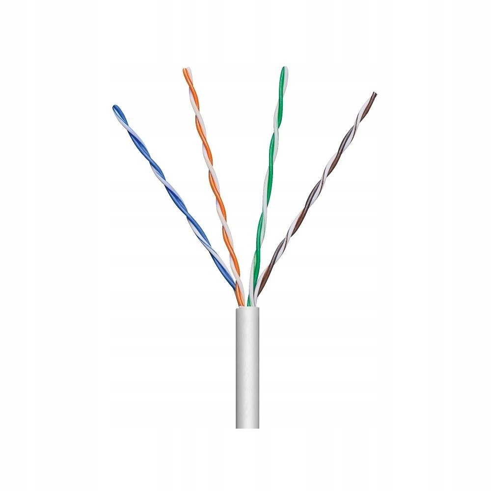 Kabel instalacyjny skrętka U/UTP Cat5e 4x2 linka%