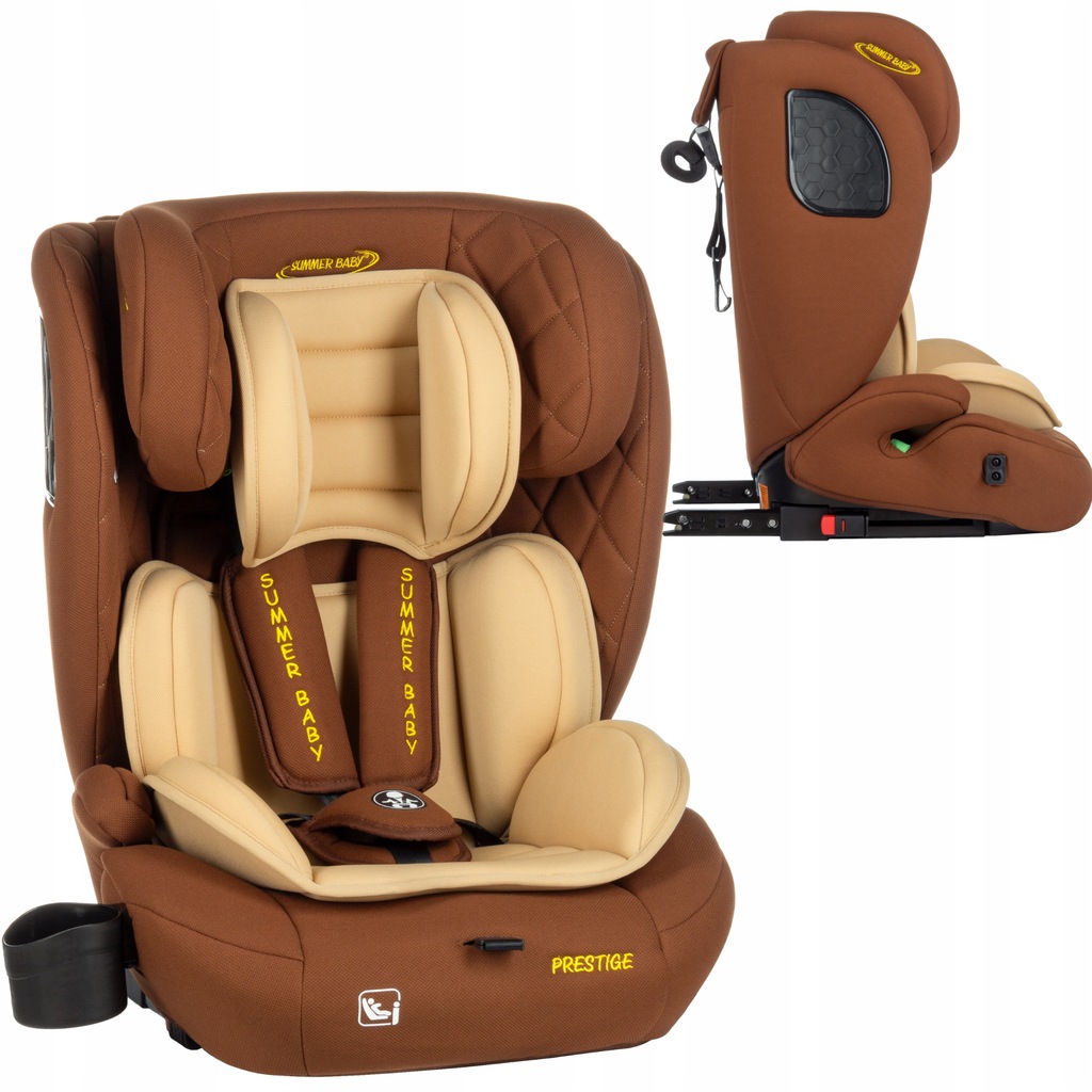 FOTELIK SAMOCHODOWY i-SIZE R129 ISOFIX PRESTIGE BEŻOWY 76-150cm #4748