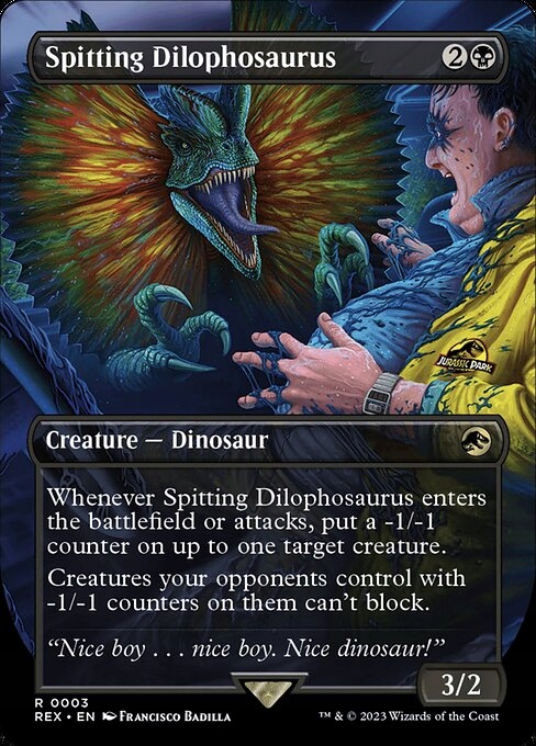 MtG: Spitting Dilophosaurus (V.1) (REX) *foil*