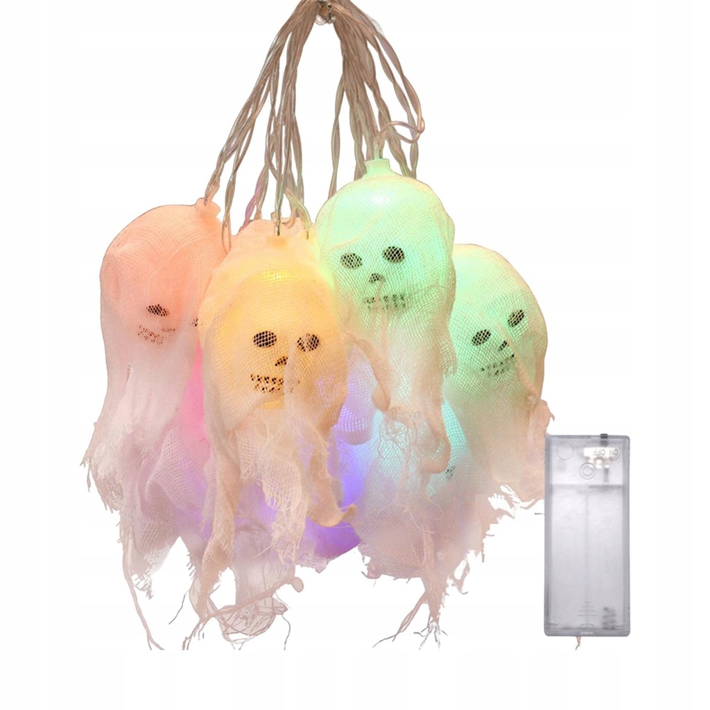 Halloween String Lights Glowing Colorful Fairy Lights for Garden Hanging