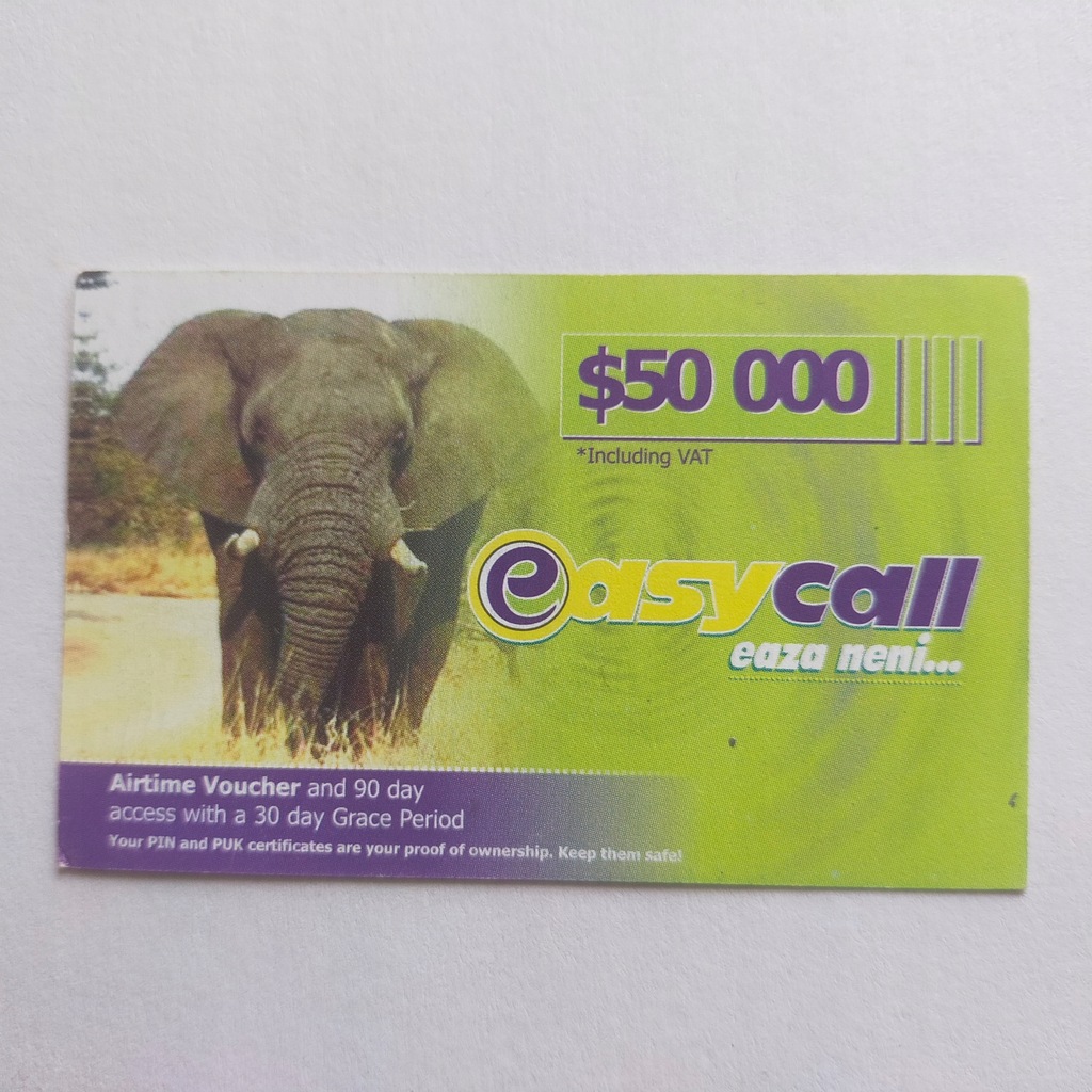 Zimbabwe - Słoń $ 50.000