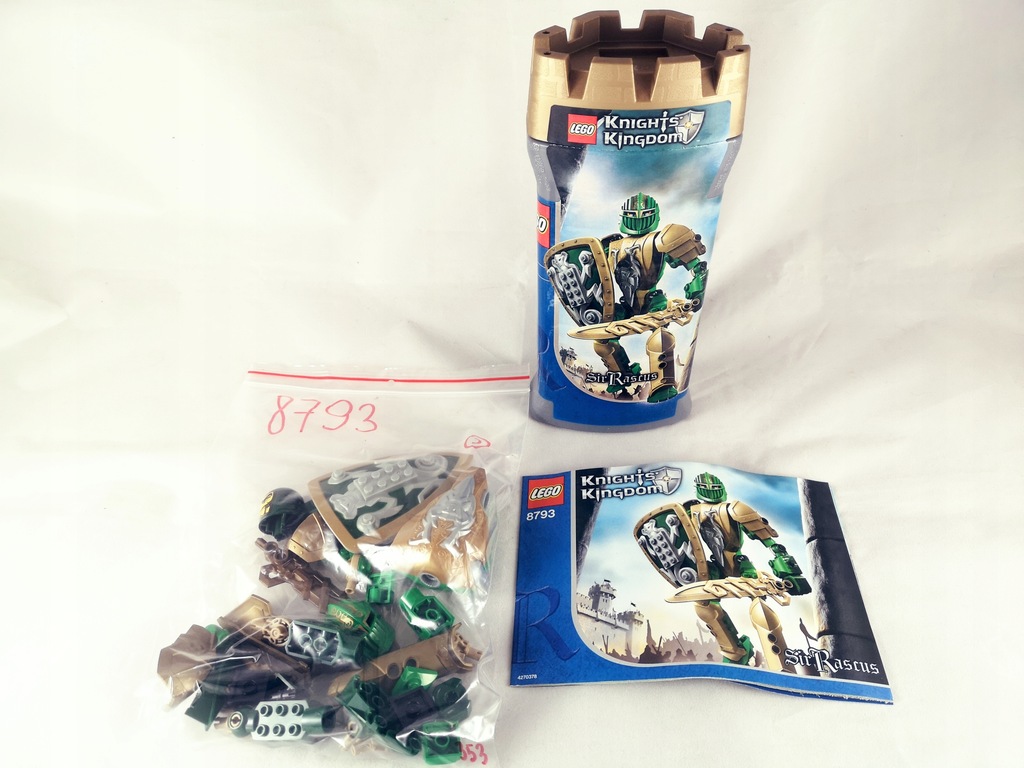 LEGO Knights Kingdom II Sir Rascus 8793 Używane