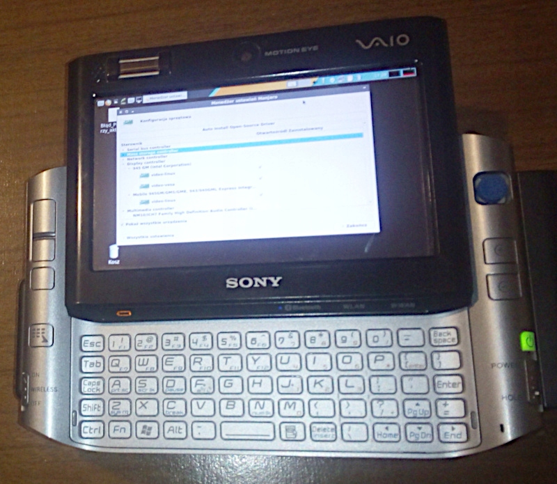 Sony Vaio UX380N UMPC full wypas.