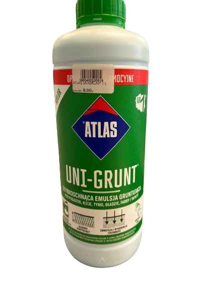 ATLAS UNI-GRUNT emulsja gruntująca szybkoschnąca 1