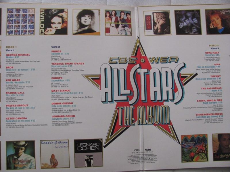 All Stars przeboje pop 1988 Album 2 LP