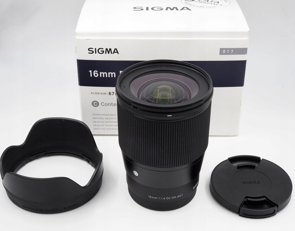Sigma 16mm f/1.4 DC DN ( Sony E ) - używany