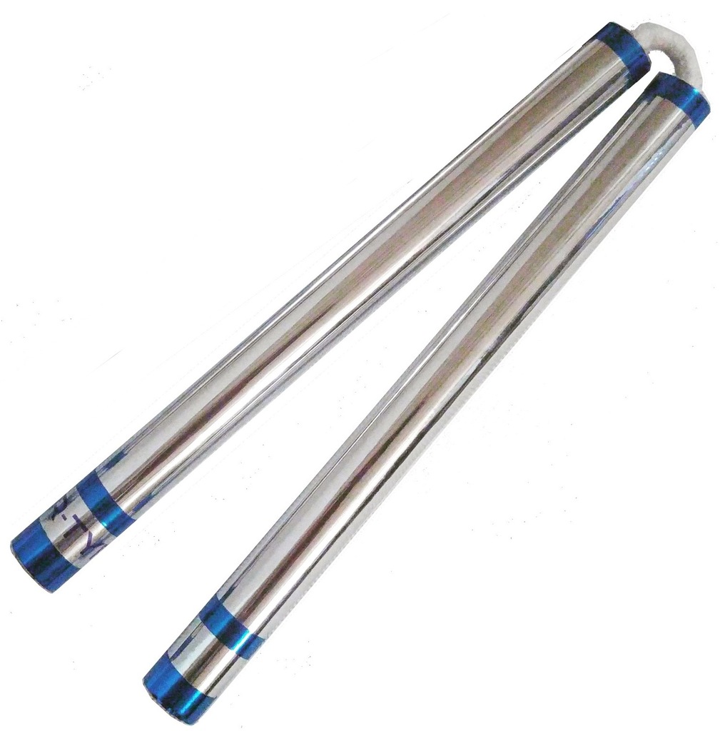 Nunczaku Chromowane nunchaku na lince nunczako