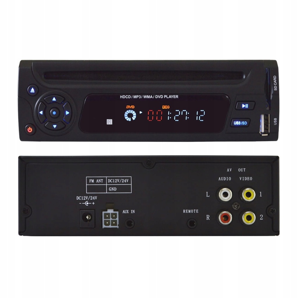 爆売り！ Odtwarzacz DVD 11507819221 - 24V 12V SD USB CD Samochodowy ポップス+ロック(邦楽)