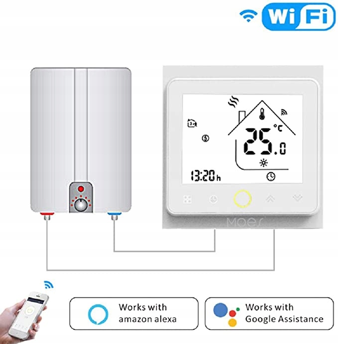 Wi-Fi Inteligentny termostat Alexa Tuya Google H