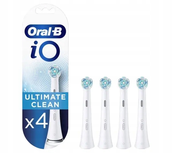 Końcówki do szczoteczki Oral-B iO Ultimate Clean Białe 4 Sztuki