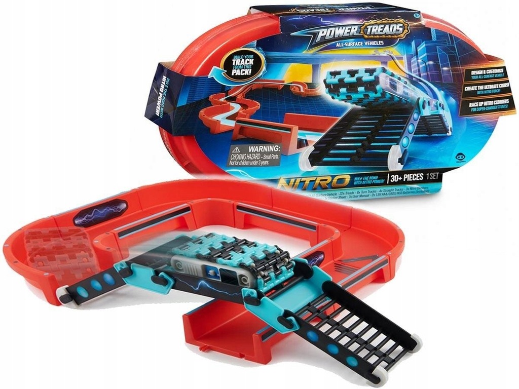 Power Treads Zestaw Nitro Pojazd Gąsienicowy Tory