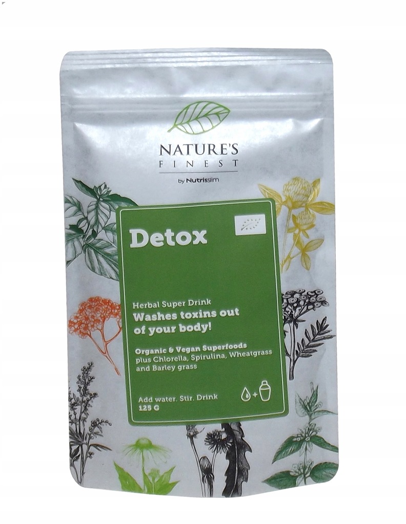 DETOX NATURE'S FINEST SUPLEMENT DIETY 125g DX3 8173095541