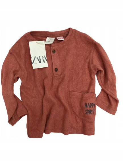 Bluza polarkowa z wiskozy ZARA Kids, roz.104cm