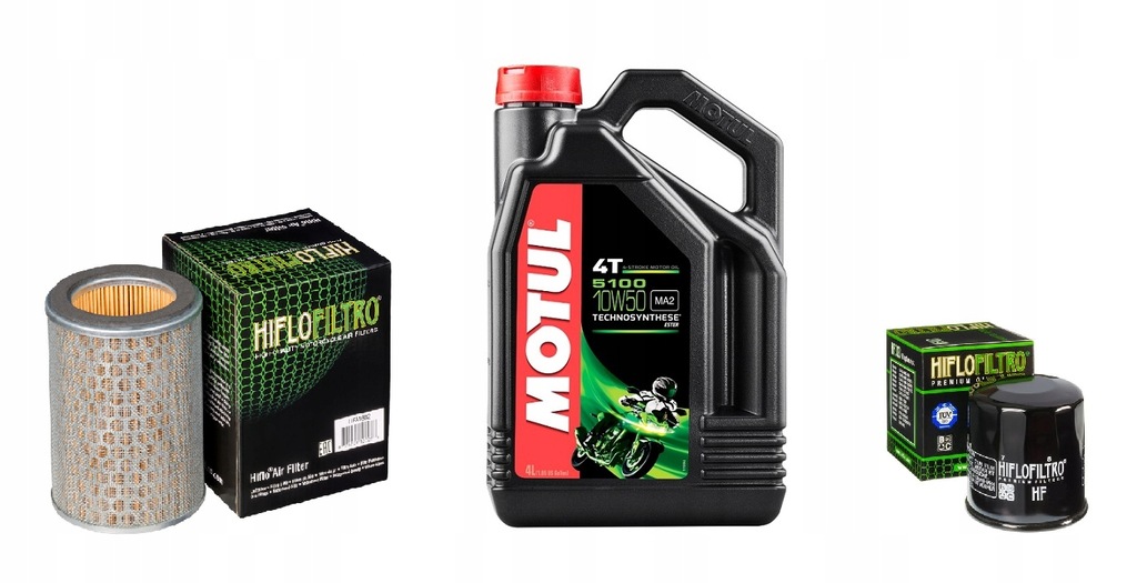 MOTUL 5100 10W40 MA2 4T 4L 2021+ HF303 + HFA1602