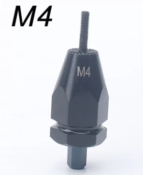 Nitownica pneumatyczna nakrętka nitu głowica M4