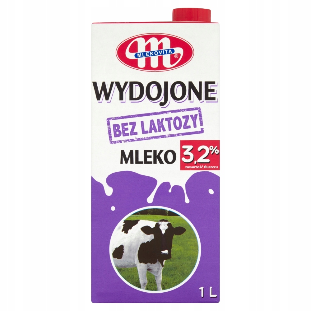 Mlekovita Mleko Uht 3,2% Bez Laktozy 12X1L hurt