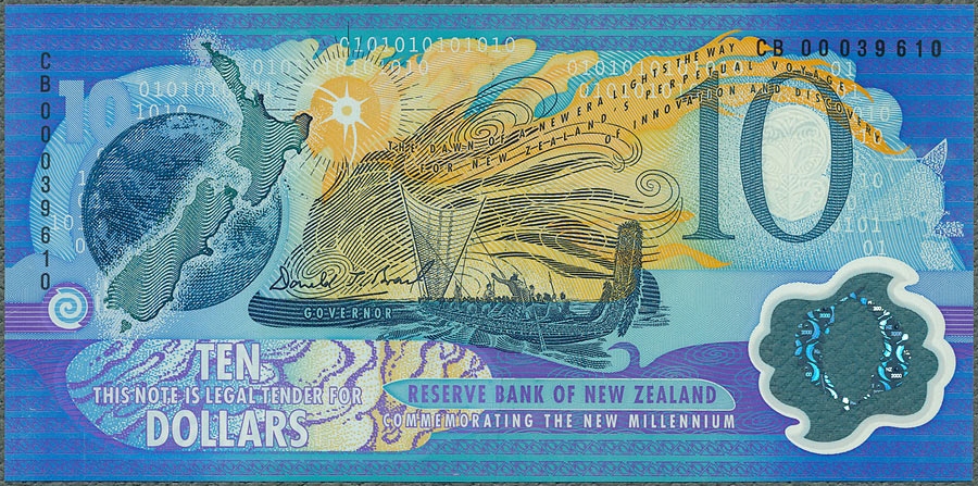 Купить Новая Зеландия — 10 долларов 2000 года «Миллениум» *черный.: отзывы, фото, характеристики в интерне-магазине Aredi.ru