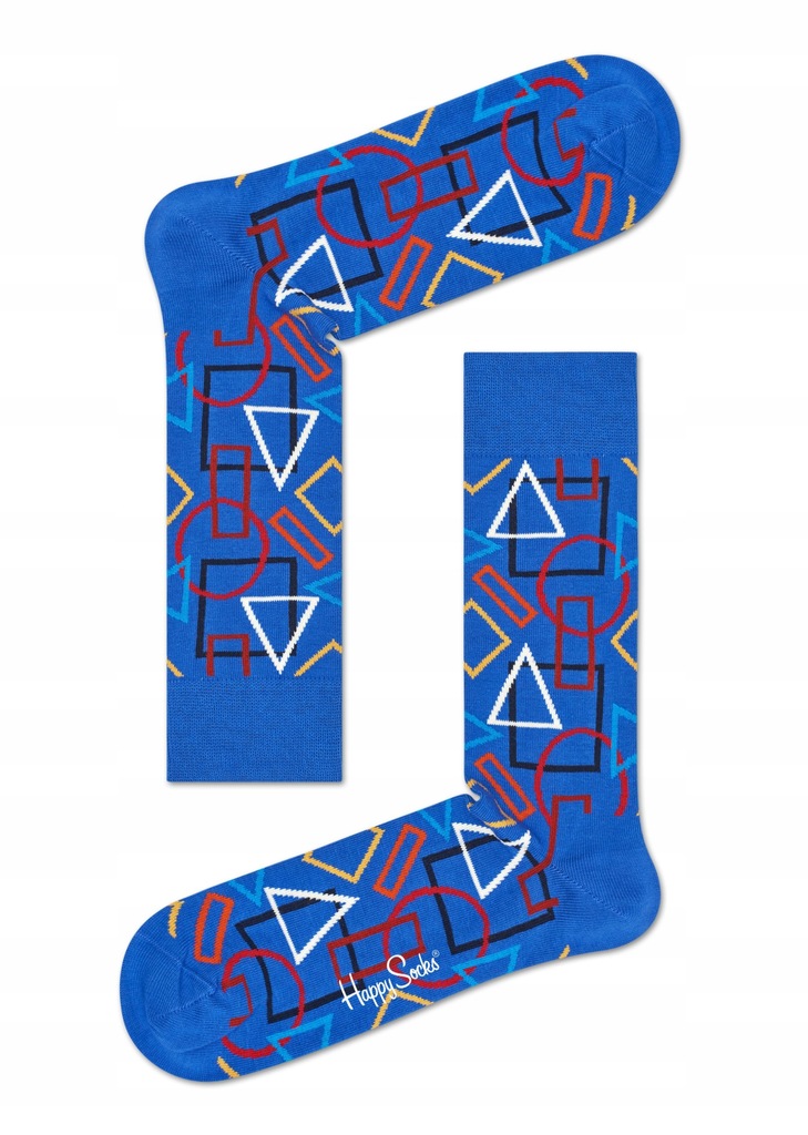 Kolorowe Skarpety Happy Socks Geometric 41-46
